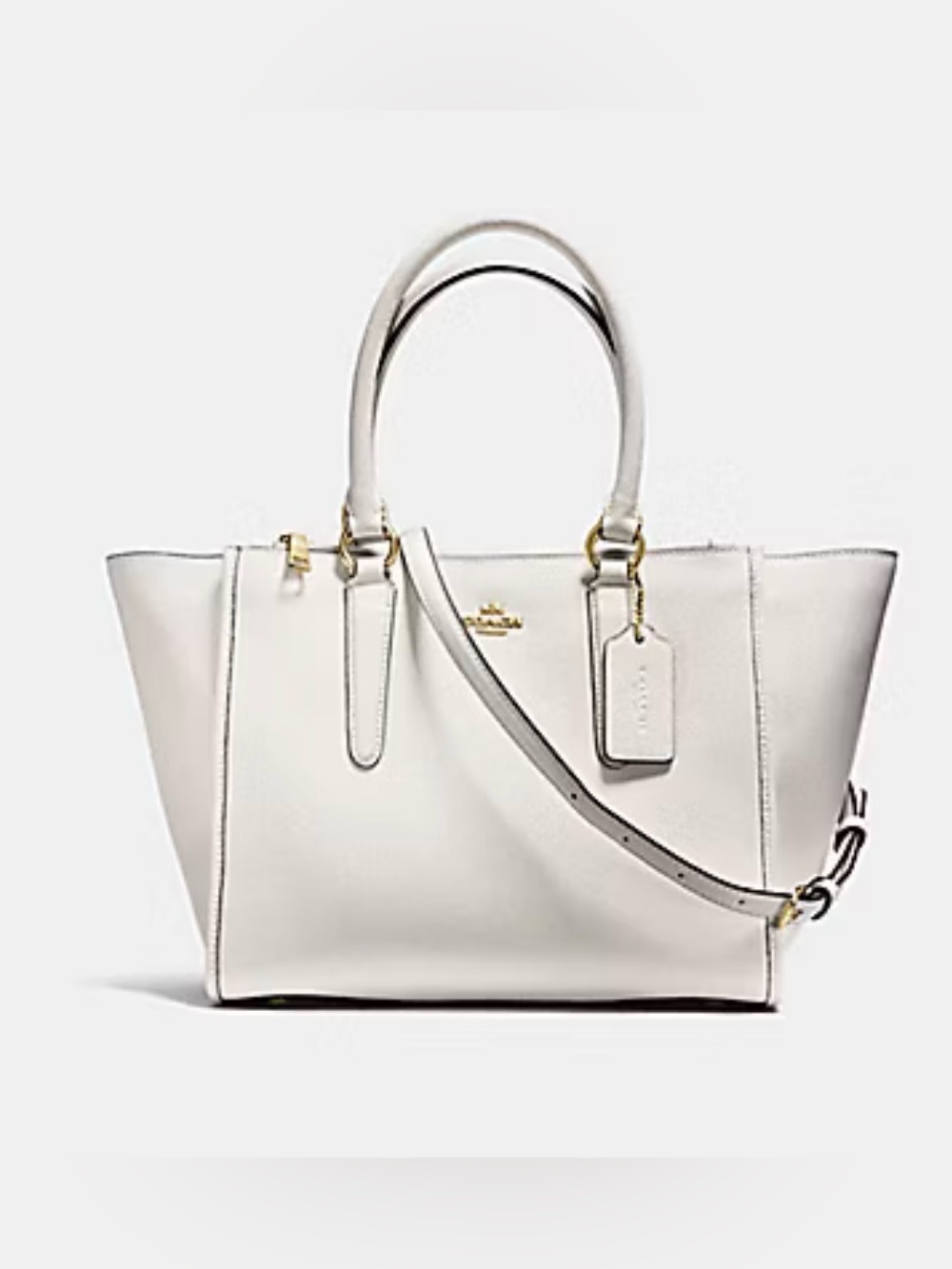 Coach CROSBY CARRYALL IN CROSSGRAIN LEATHER